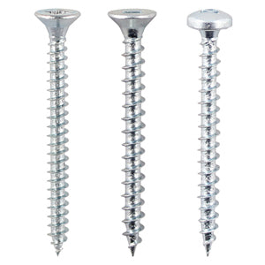 Solo Woodscrew - Zinc