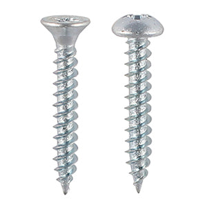 Twin-Thread Woodscrew - Zinc