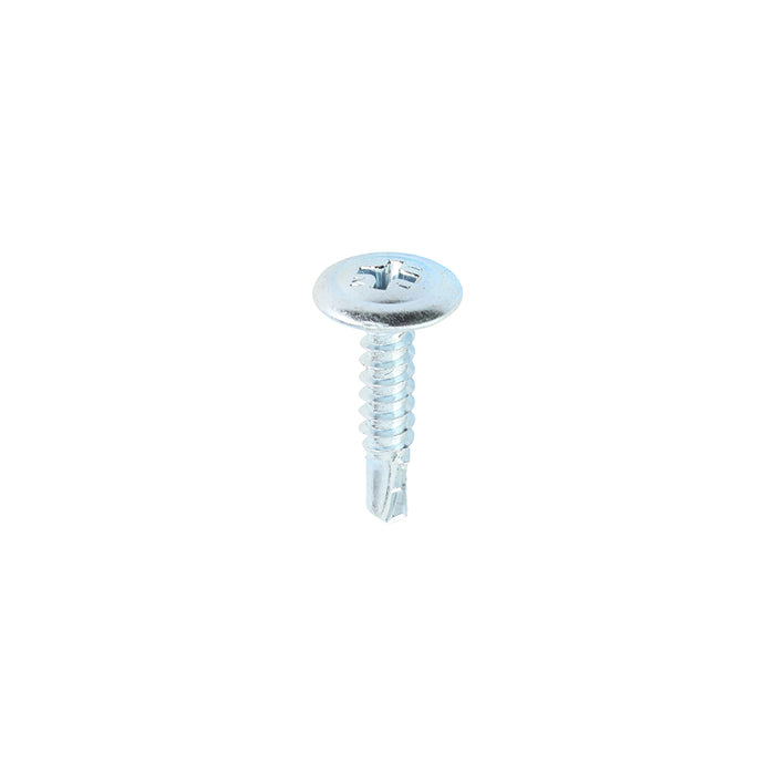 Metal Construction Sheet & Framing Screws - PH - Wafer - Self-Drilling - Zinc