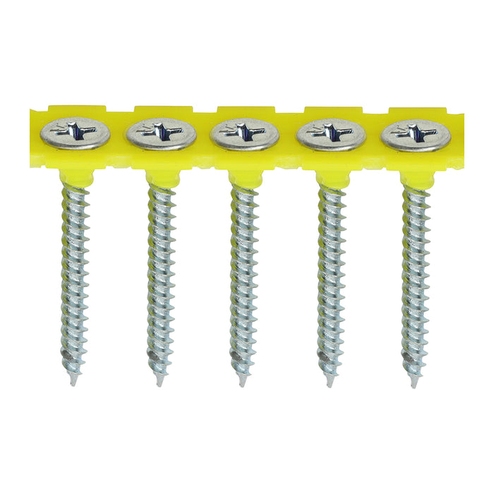 Collated Drywall Screws - PH - Bugle - Fine Thread - Zinc