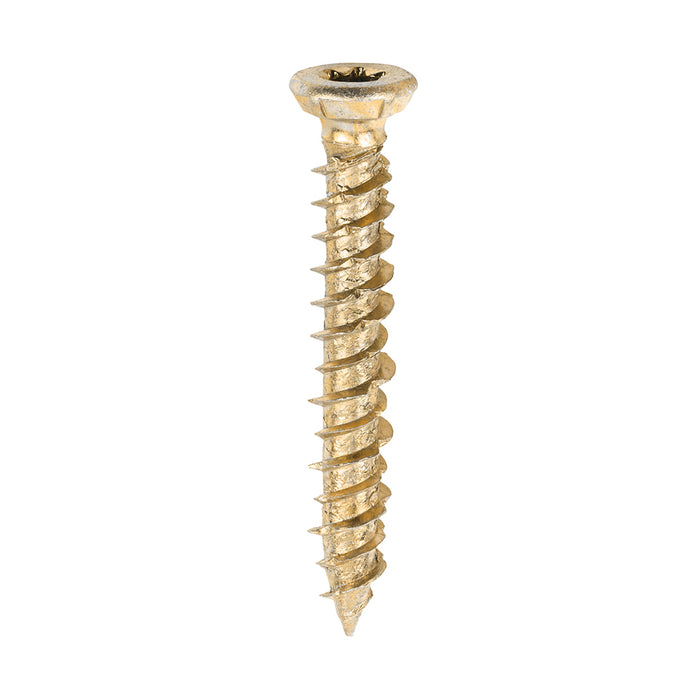 Concrete Screws - TX - Flat Countersunk - Yellow