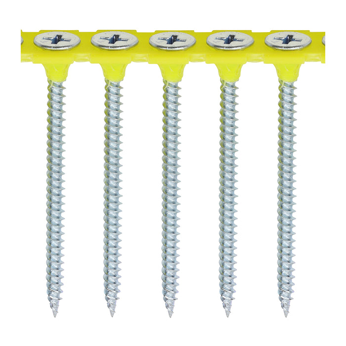 Collated Drywall Screws - PH - Bugle - Fine Thread - Zinc