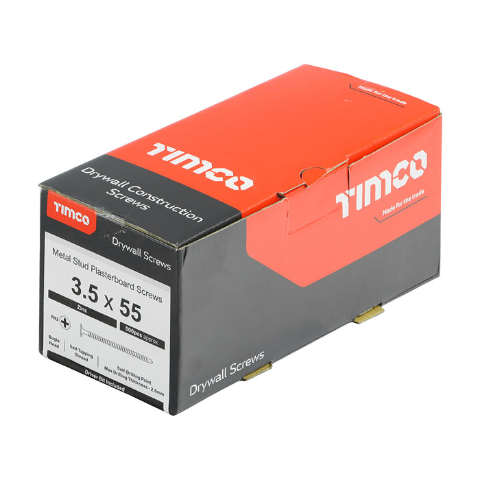 Drywall Screws - PH - Bugle - Self Drilling - Zinc