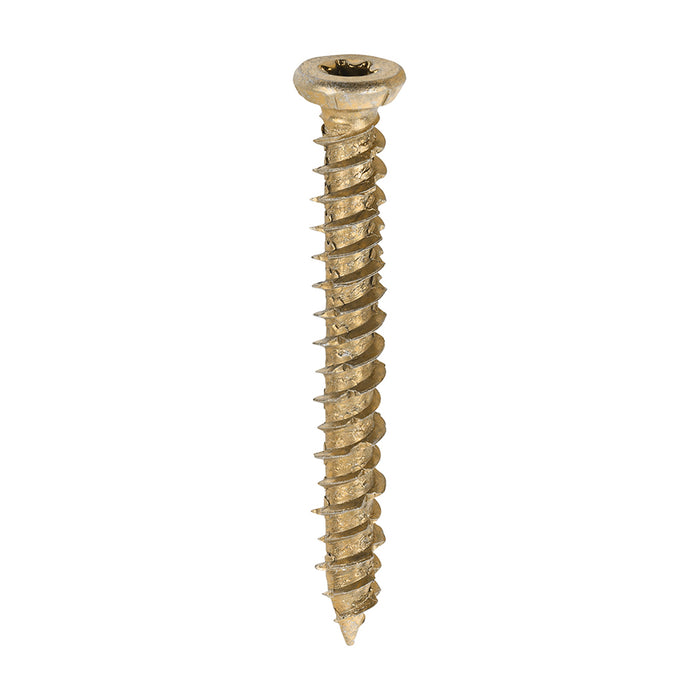 Concrete Screws - TX - Flat Countersunk - Yellow