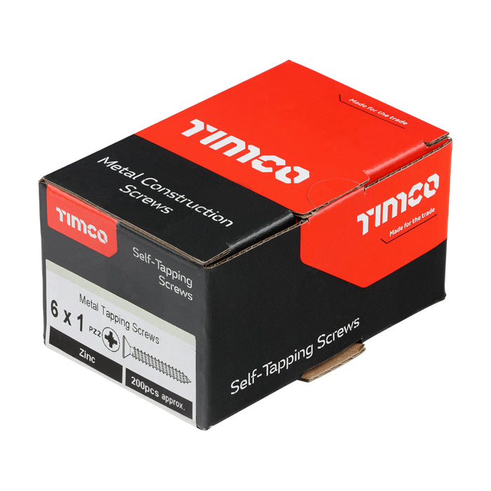 Self-Tapping Screws - PZ - Countersunk - Zinc