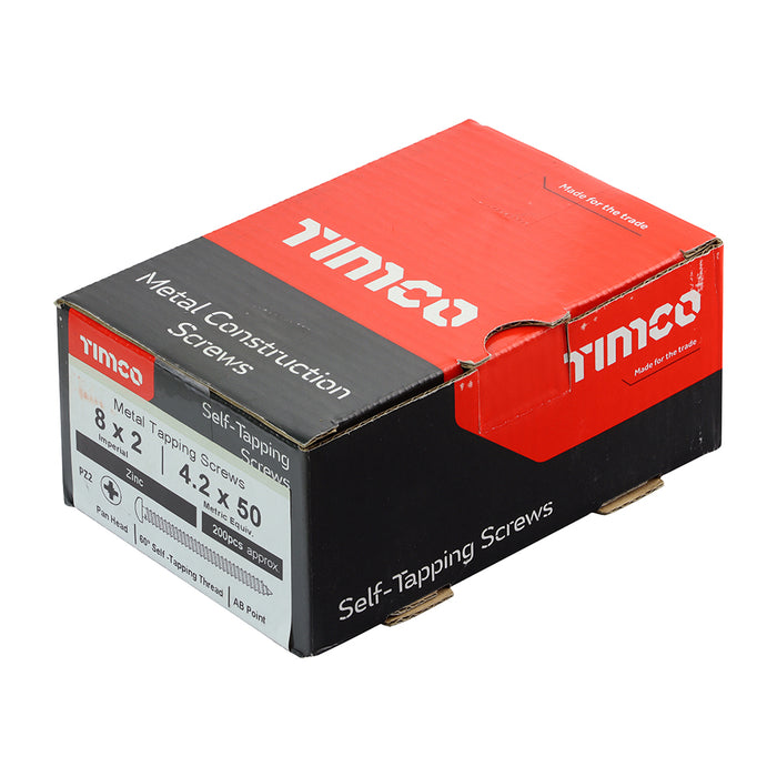 Self-Tapping Screws - PZ - Pan - Zinc