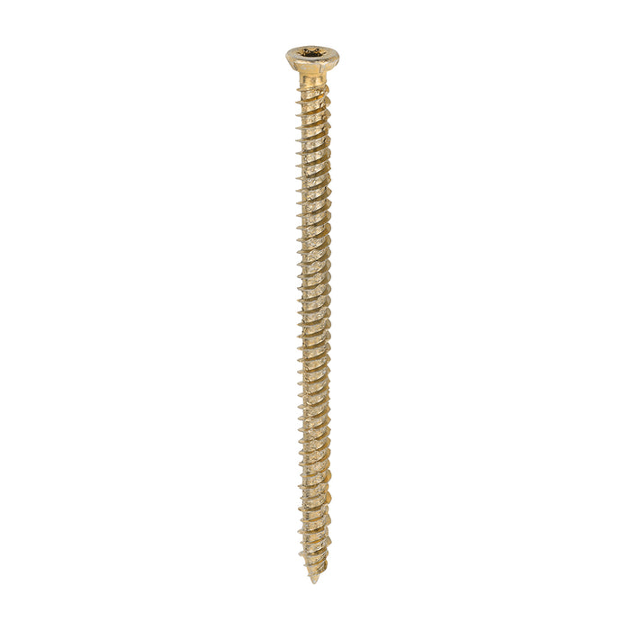 Concrete Screws - TX - Flat Countersunk - Yellow