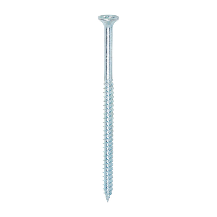 Twin-Threaded Woodscrews - PZ - Double Countersunk - Zinc