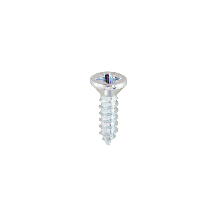 Metal Tapping Screws - PZ - Countersunk - Self-Tapping - Zinc