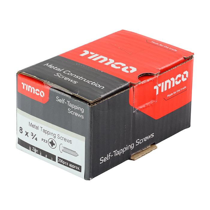 Self-Tapping Screws - PZ - Pan - Zinc