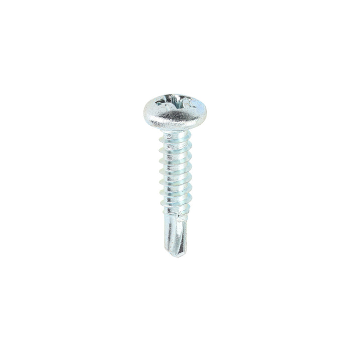 Metal Construction Sheet & Stud Screws - PH - Pan - Self-Drilling - Zinc