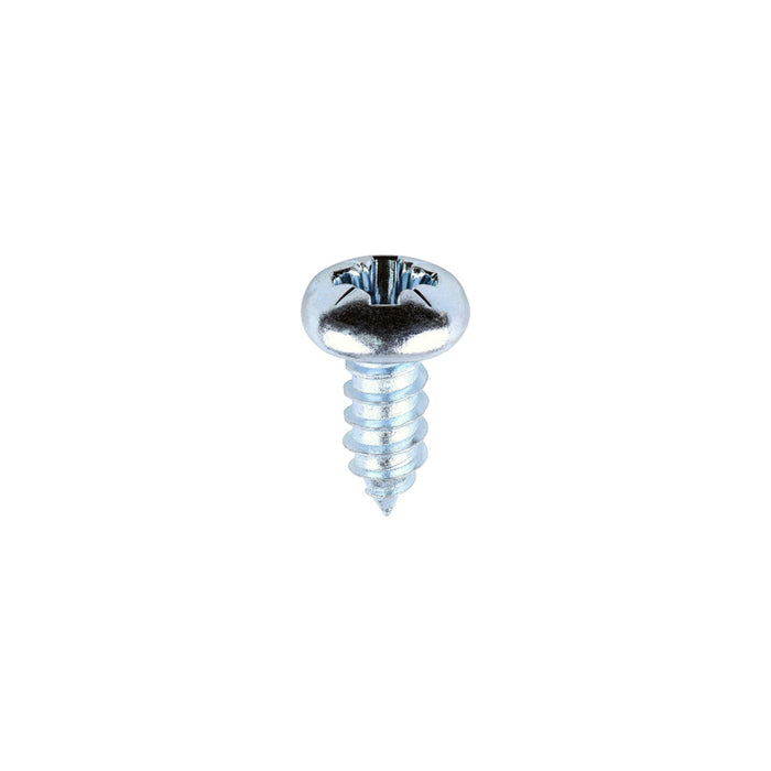 Metal Tapping Screws - PZ - Pan - Self-Tapping - Zinc