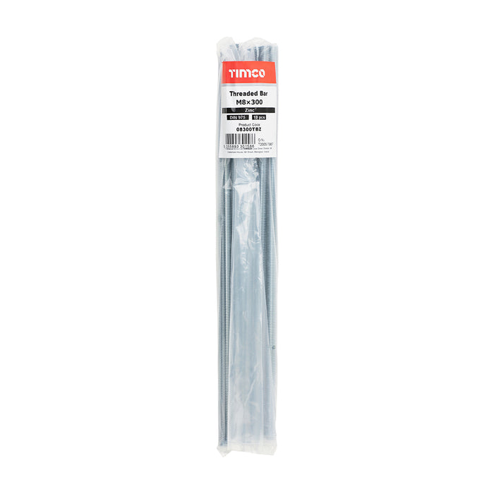 Threaded Bars - Grade 4.8 - Zinc