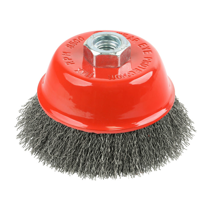 Angle Grinder Cup Brush - Crimped Steel Wire