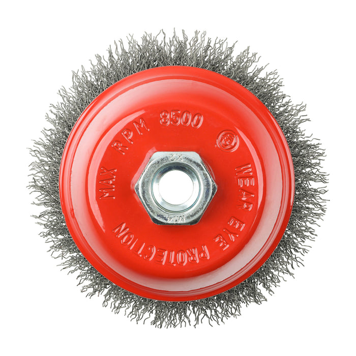 Angle Grinder Cup Brush - Crimped Steel Wire