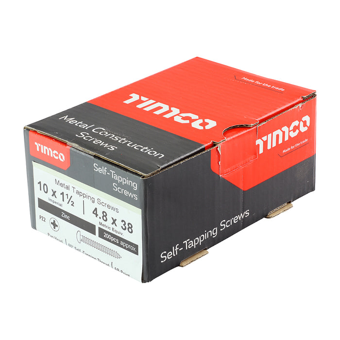 Self-Tapping Screws - PZ - Pan - Zinc