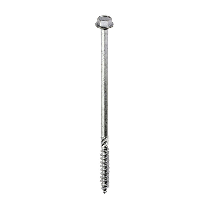 Heavy Duty Timber Screws - Hex - Exterior - Silver