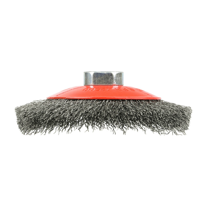 Angle Grinder Bevel Brush - Crimped Steel Wire