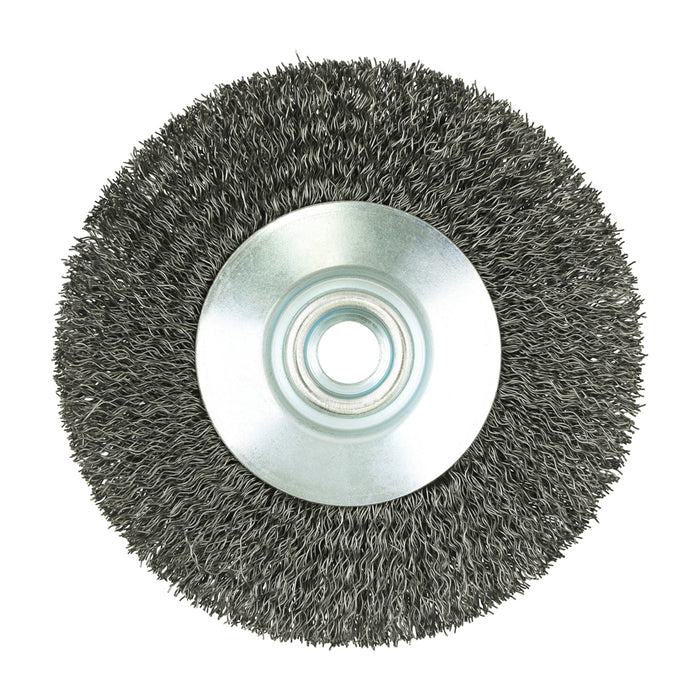 Angle Grinder Bevel Brush - Crimped Steel Wire