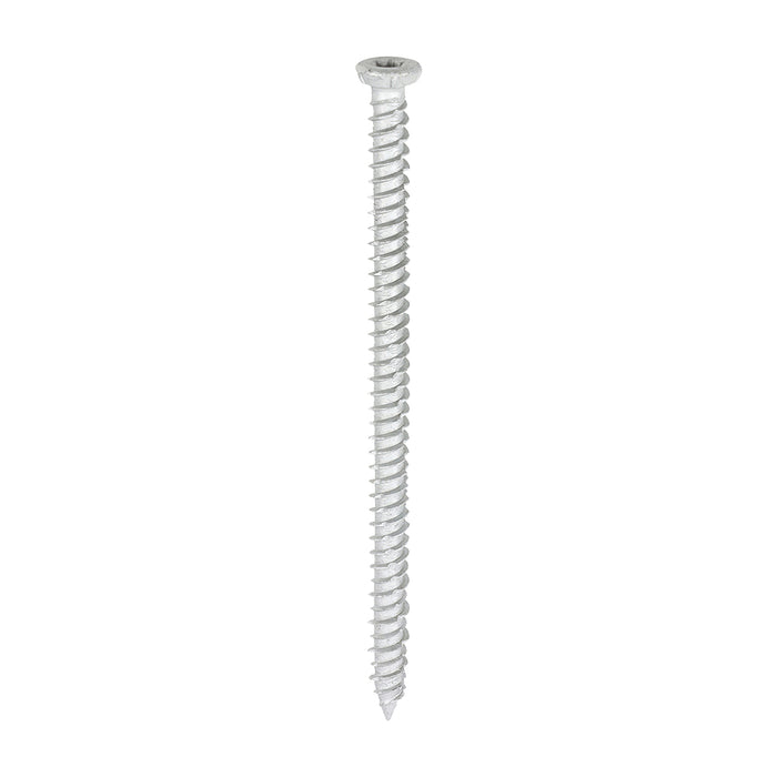 Concrete Screw - TX - Flat Countersunk - Exterior - Silver