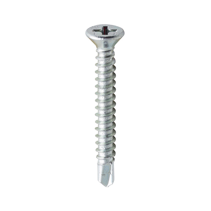 Window Fabrication Screws - Countersunk - PH - Self-Tapping - Self-Drilling Point - Zinc