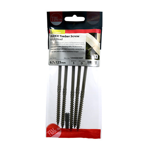 Timber Screws - TX - Wafer - Exterior - Green