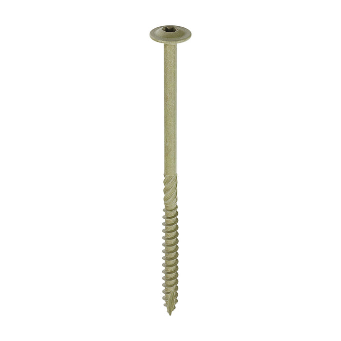Timber Frame Construction & Landscaping Screws - Wafer - Exterior - Green Organic