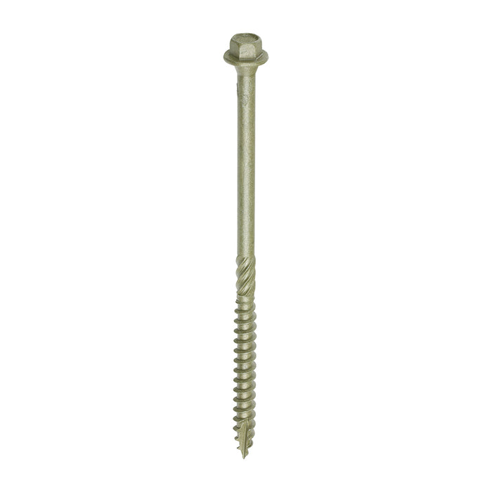 Timber Frame Construction & Landscaping Screws - Hex - Exterior - Green Organic