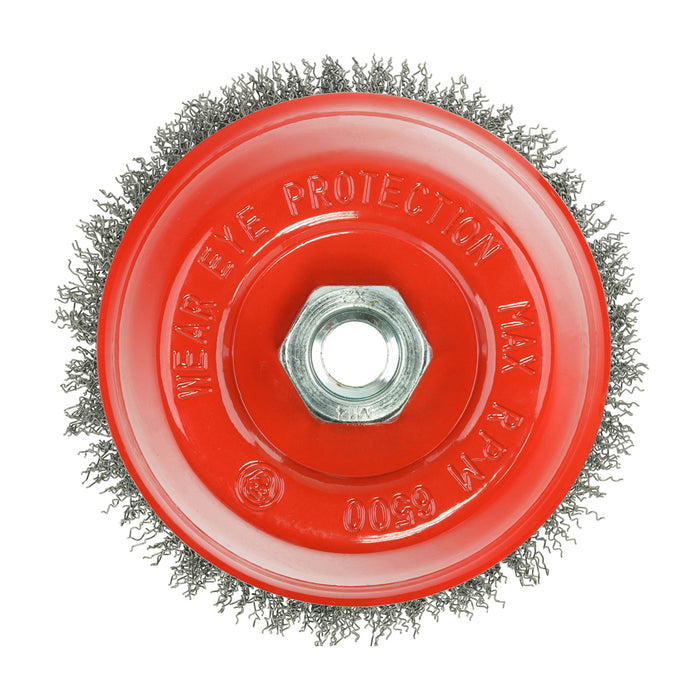 Angle Grinder Cup Brush - Crimped Steel Wire