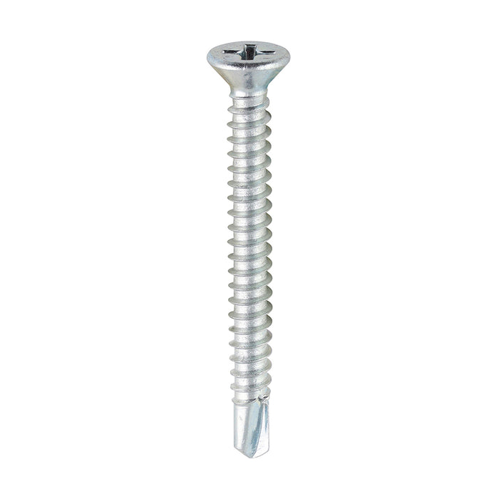 Window Fabrication Screws - Countersunk - PH - Self-Tapping - Self-Drilling Point - Zinc