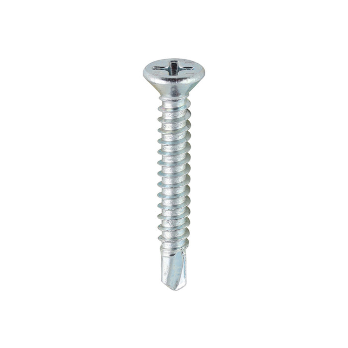 Window Fabrication Screws - Countersunk - PH - Self-Tapping - Self-Drilling Point - Zinc