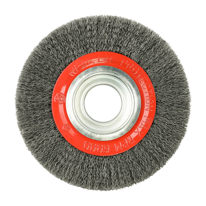 Wheel Brush with Plastic Reducer Set - Crimped Steel Wire