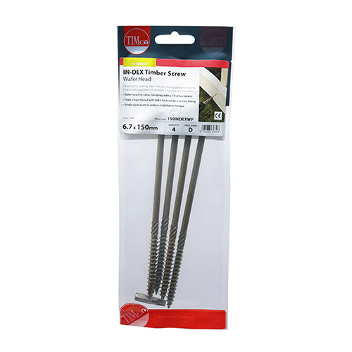 Timber Screws - TX - Wafer - Exterior - Green