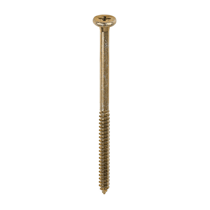 Element Screws - Shallow Pan Countersunk - PH - Self-Tapping Thread - AB Point - Yellow