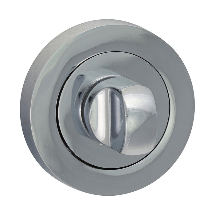 Bathroom Thumb Turn And Release - Polished Chrome