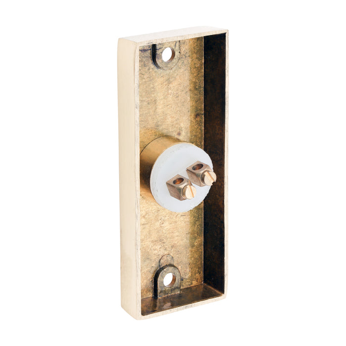 Traditional Door Bell Push - Polished Brass
