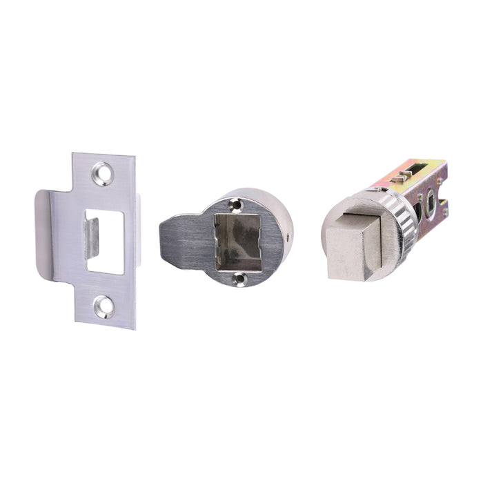 Quick Fit Round Deadbolt - Nickel