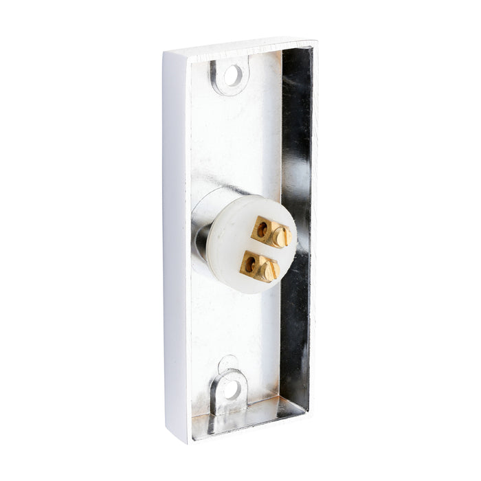 Traditional Door Bell Push - Polished Chrome