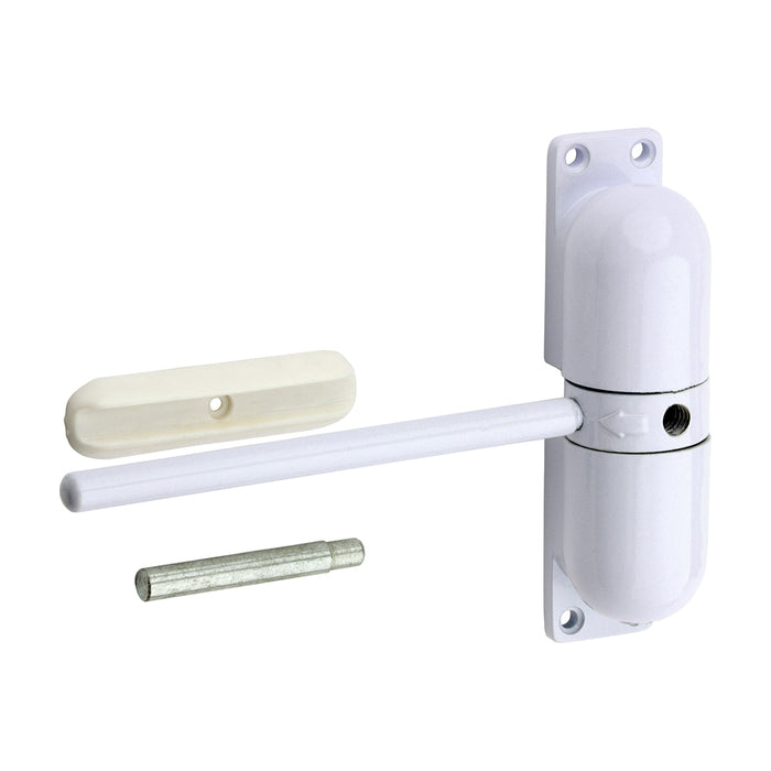 Spring Door Closer - Epoxy White