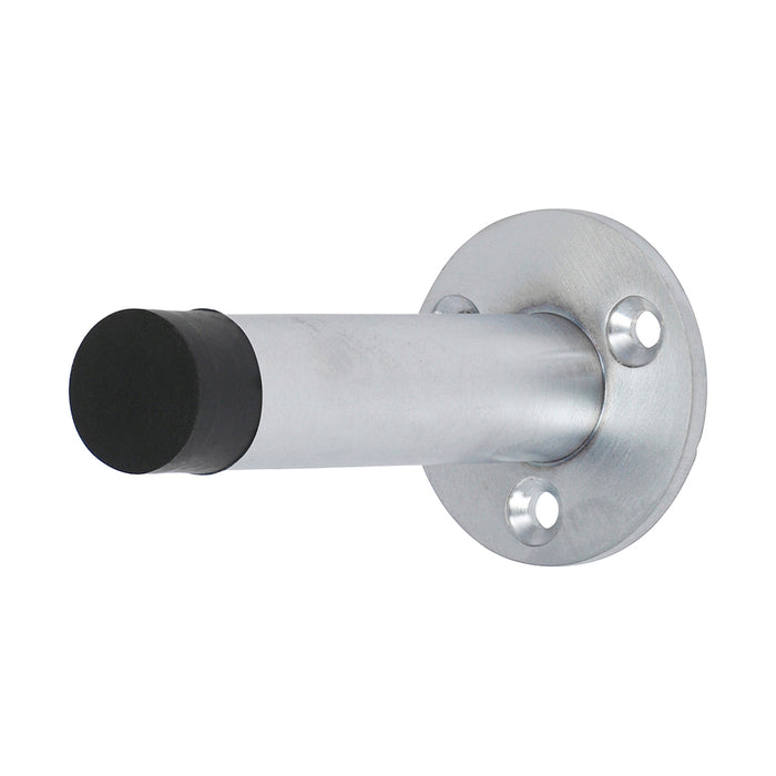 Projection Door Stop - Satin Chrome