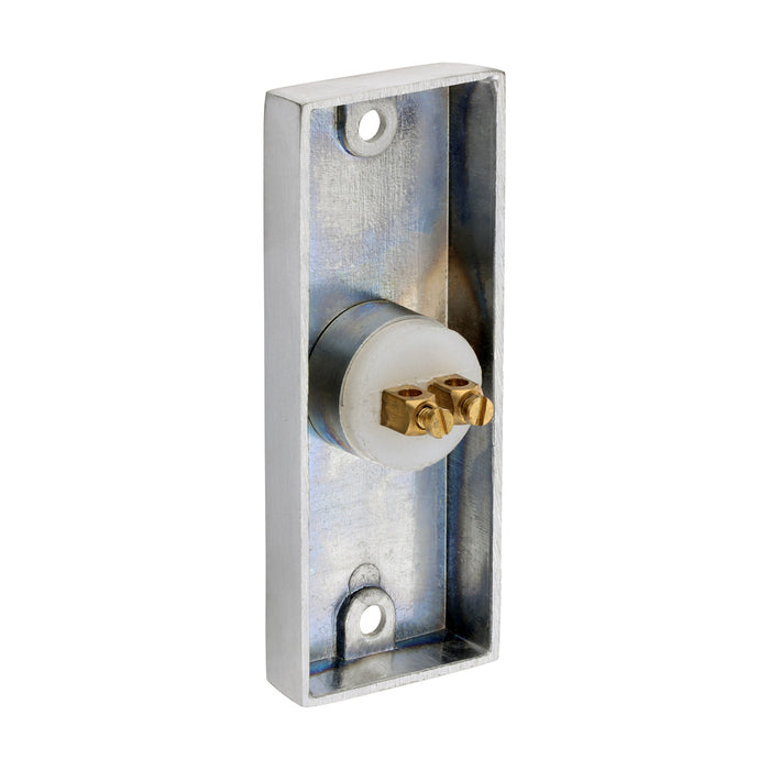 Traditional Door Bell Push - Satin Chrome