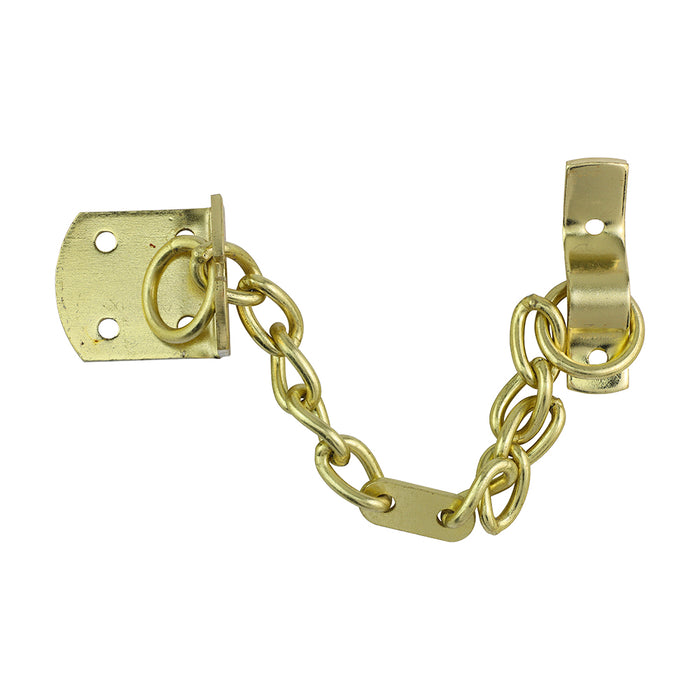 Security Door Chain - Electro Brass