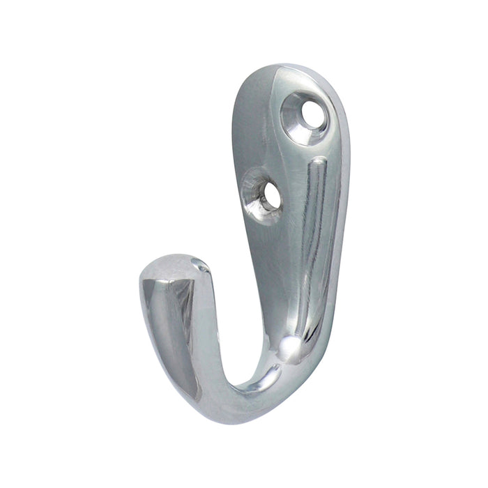 Single Robe Hook - Polished Chrome