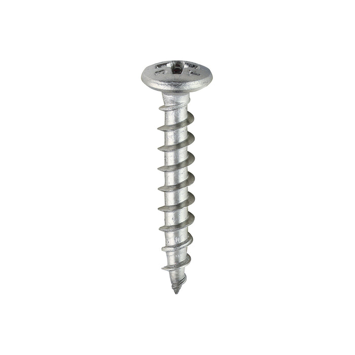 Window Fabrication Screws - Friction Stay - Shallow Pan Countersunk - PH - Single Thread - Gimlet Tip - Stainless Steel