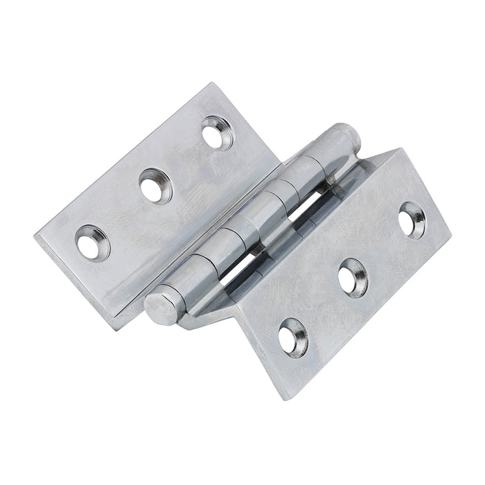 Ball Bearing Stormproof Hinge (1951) - Solid Brass - Polished Chrome