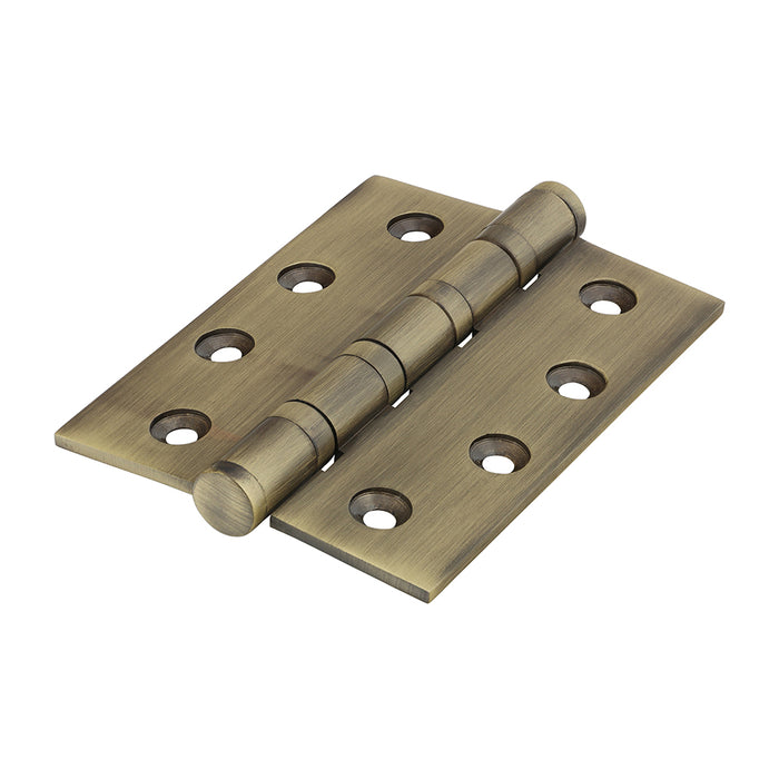 Performance Ball Race Hinge - Solid Brass - Antique Brass