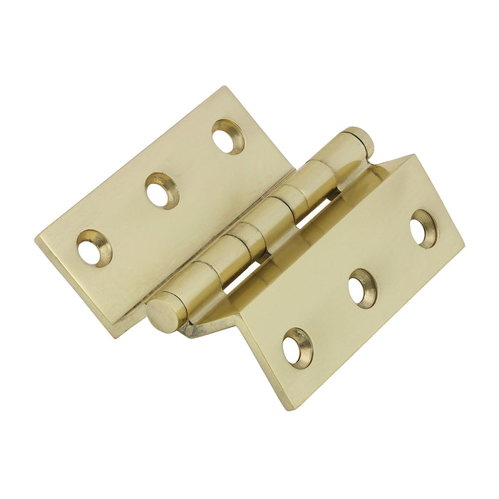 Ball Bearing Stormproof Hinge (1951) - Solid Brass - Polished Brass