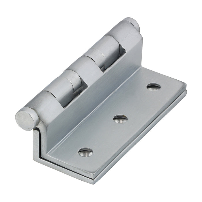 Ball Bearing Stormproof Hinge (1951) - Solid Brass - Satin Chrome