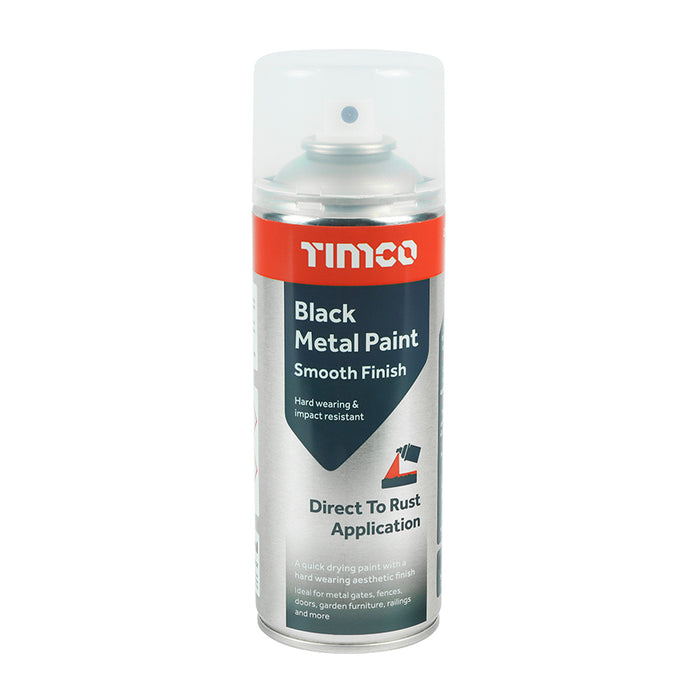 Black Metal Paint - Smooth Finish