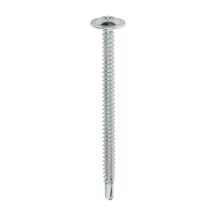 Baypole Screws - Wafer Flange - PH - Self-Drilling Point - Zinc